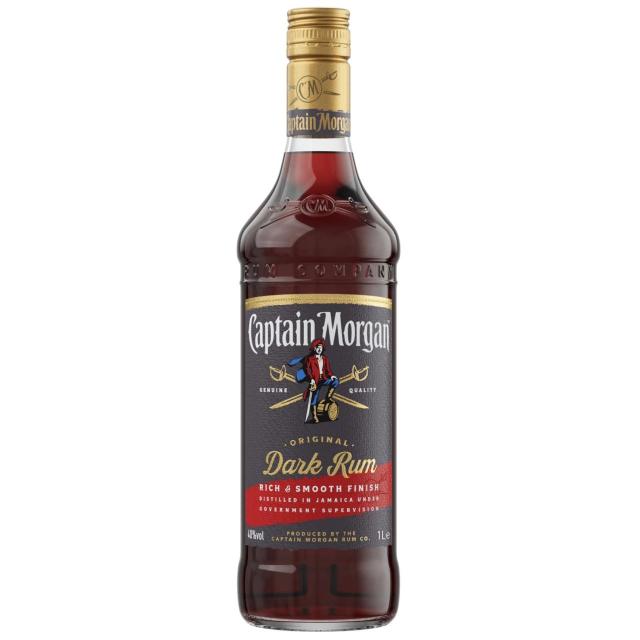 Captain Morgan Dark Rum 40% - 1l