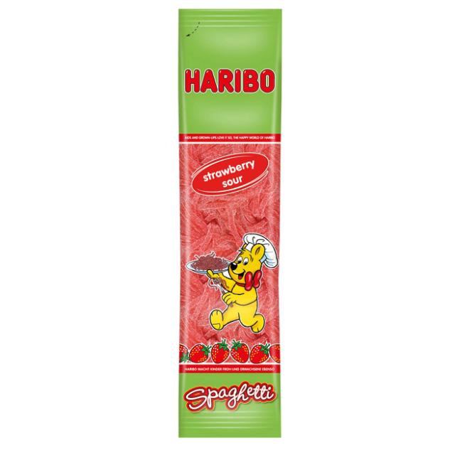 Haribo Spaghetti Strawberry FIZZ 200g - Vegan