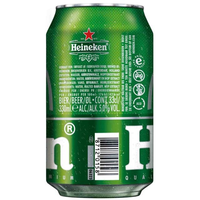 Heineken 5% - 24x330ml Can