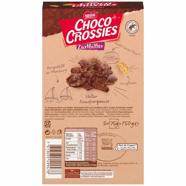 Choco Crossis Dark Chocolate 150g