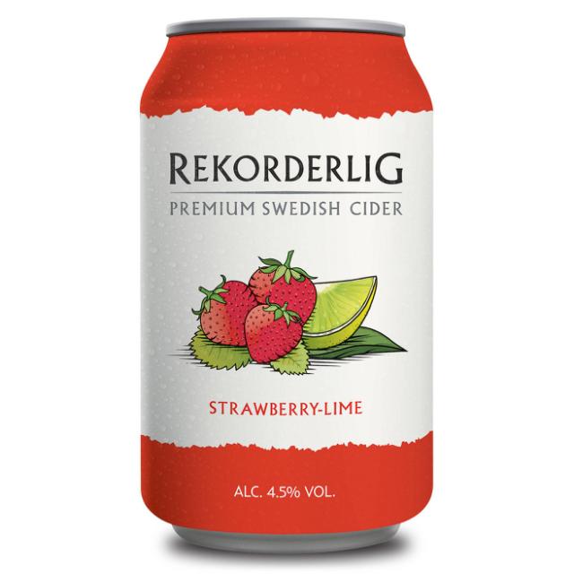 Rekorderlig Strawberry-Lime 4,5% - 24x330ml Can