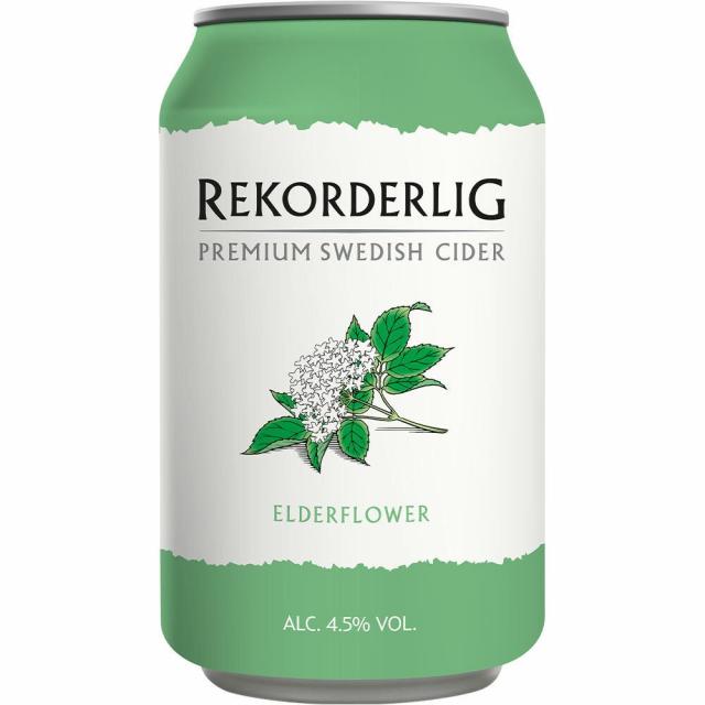 Rekorderlig Elderflower 4,5% - 24x330ml Can