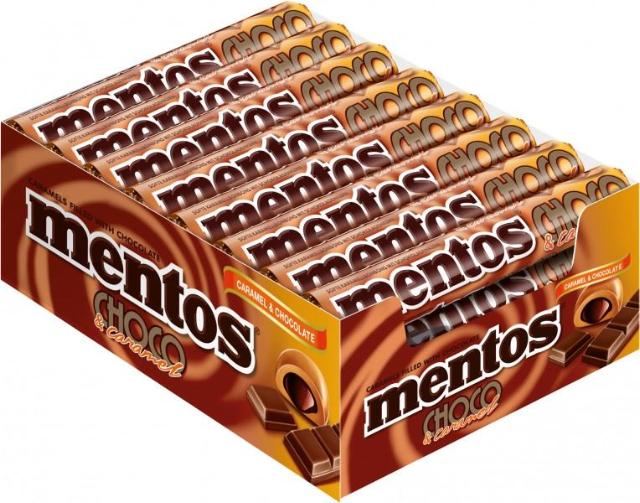 Mentos Choco & Caramel 24x38g
