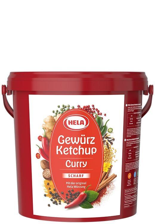 HELA Gewürz Ketchup Curry Scharf 10kg