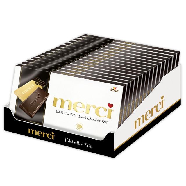 merci Dark Chocolate 72% 100g