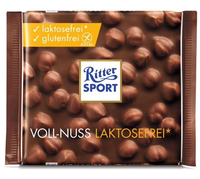 Ritter Sport Voll-Nuss laktosefrei 100g