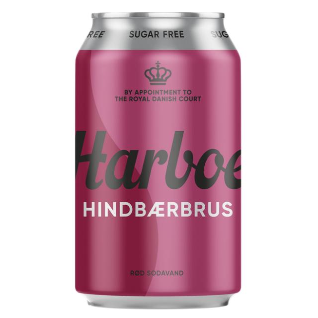 Harboe Hindbær Light 24x330ml Can