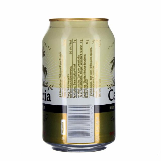 Caribia Ginger Beer 24x330ml Can