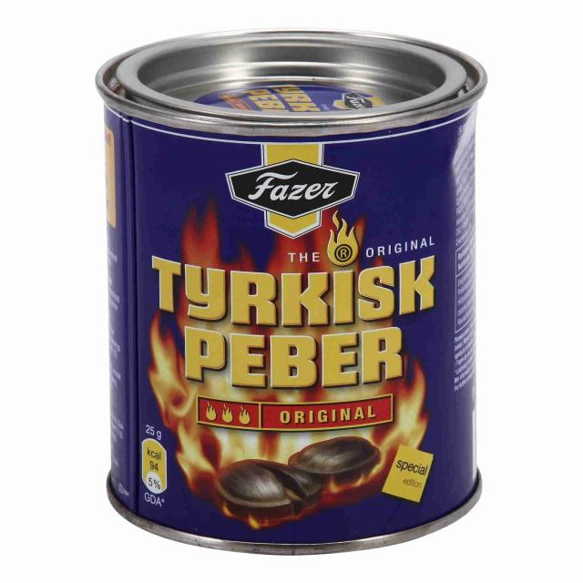 Fazer Tyrkisk Peber Original 375g TIN