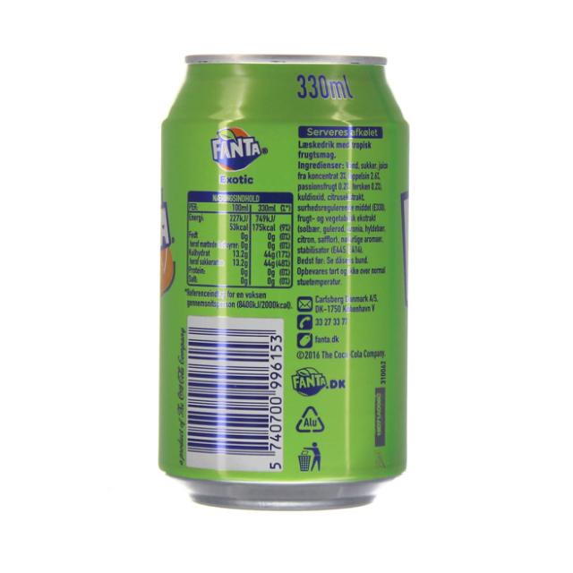 Fanta Exotic Fruit Punch 24x330ml Can CCEP
