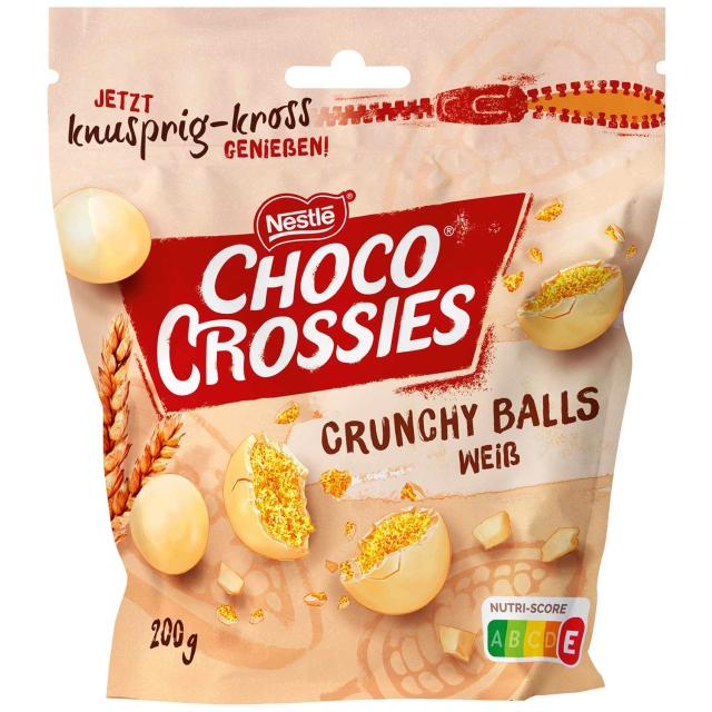 Choco Crossies Crunchy Balls Weiß 200g