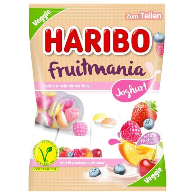 Haribo Fruitmania Yoghurt 175g - Veggie