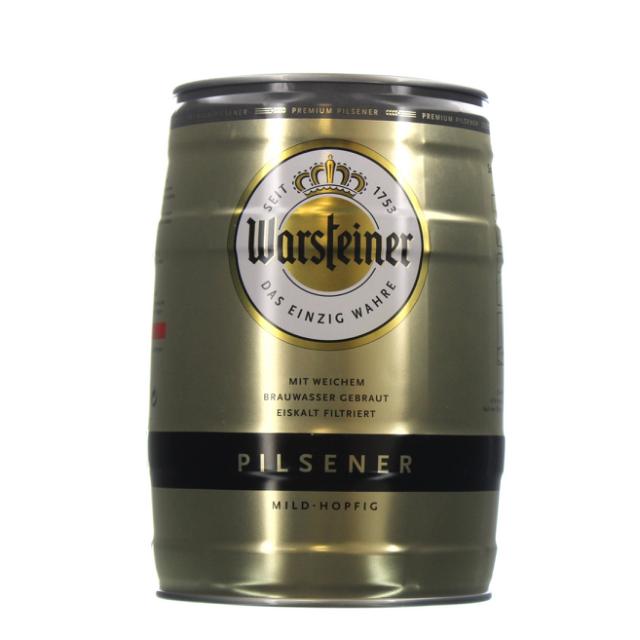Warsteiner Premium Beer 4,8% - 5l Keg