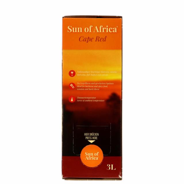 Sun of Africa Cape Red 13% - 3l BIB Disp.