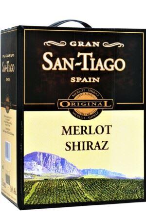 Gran Santiago Merlot Shiraz 13,5% - 3l BIB Disp.