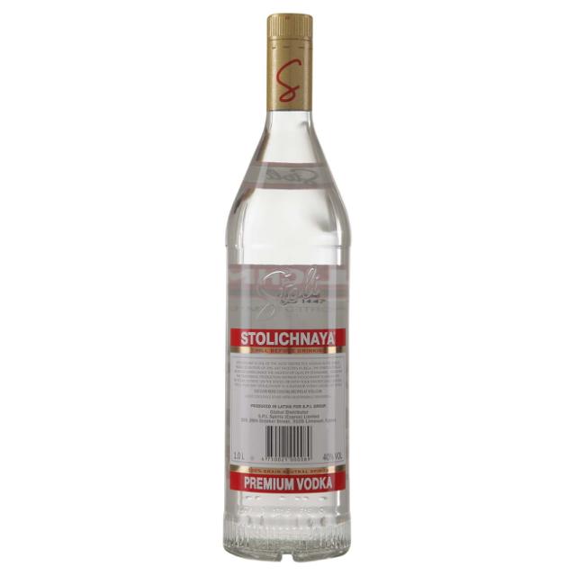Vodka Stolichnaya Gold 40% - 1l