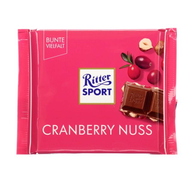 Ritter Sport Cranberry Nuss 100g