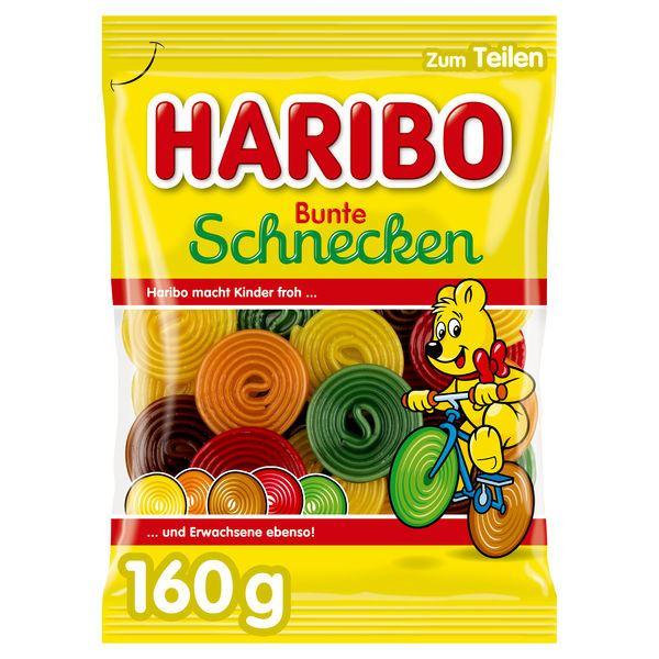 Haribo Bunte Schnecken 160g - Veggie 