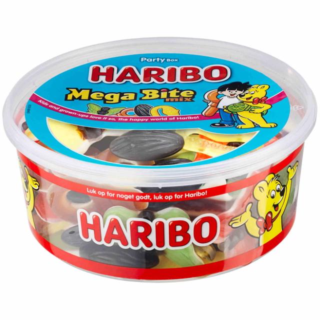 Haribo Mega Bite 900g Disp.