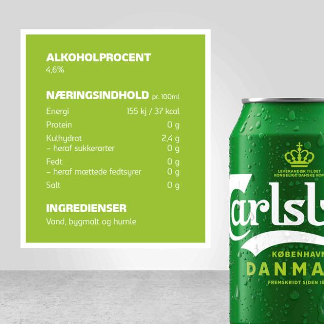 Carlsberg Green 5% - 24x0,33l Can - TR