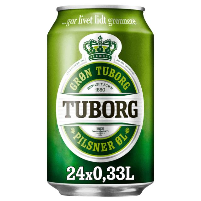 Tuborg Green 4,6% - 24x0,33l Can 