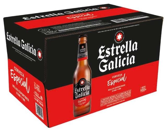 Estrella Galicia 5,5% 24x0,33l Bottle  