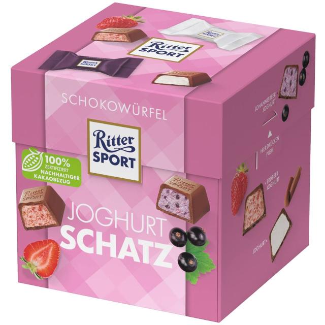 Ritter Sport Schokowürfel Joghurtschatz 176g