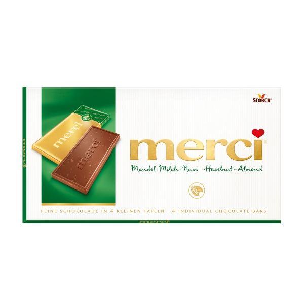 merci Mandel-Milch-Nuss 100g