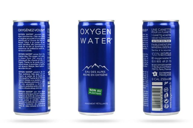 Oxygen Water 24x250ml Sparkling Can
