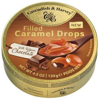 Cavendish & Harvey Filled Caramel Drops with Belgian Chocolate 130g