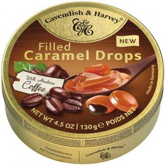 Cavendish & Harvey Filled Caramel Drops with Arabica Coffee 130g