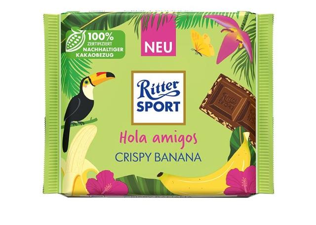 Ritter Sport Hola Amigos - Crispy Banana 100g