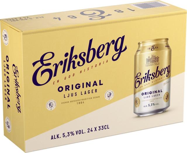 Eriksberg 5,3% - 24x330ml Can