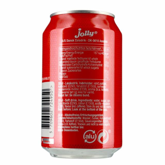 Jolly Cola 18x330ml Can