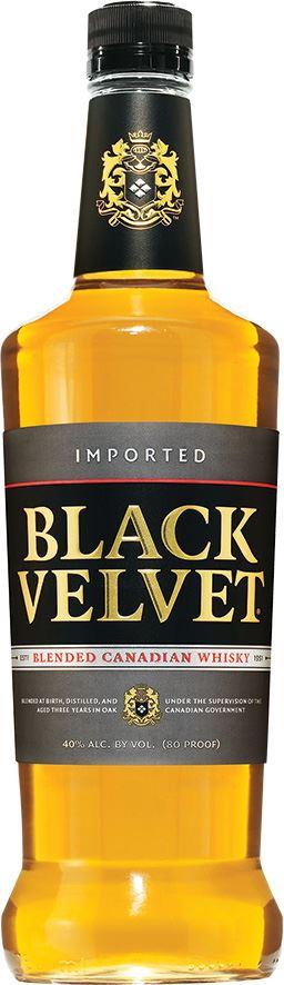 Black Velvet Blended Canadian Whisky 40% - 1l