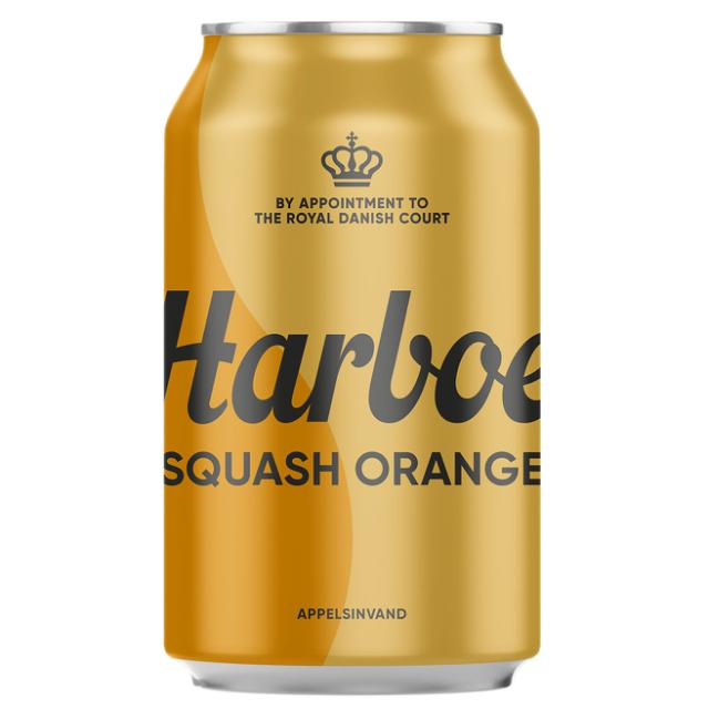 Harboe Squash Orange 24x330ml Can