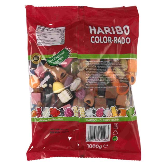 Haribo Color-Rado 1kg Bag