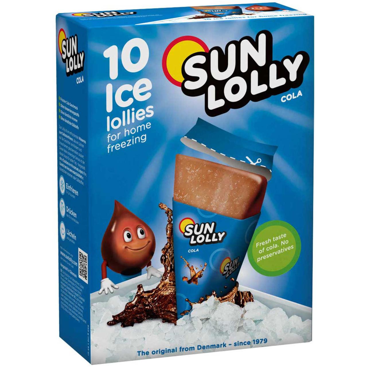 *Sun Lolly Cola 10x65ml Display