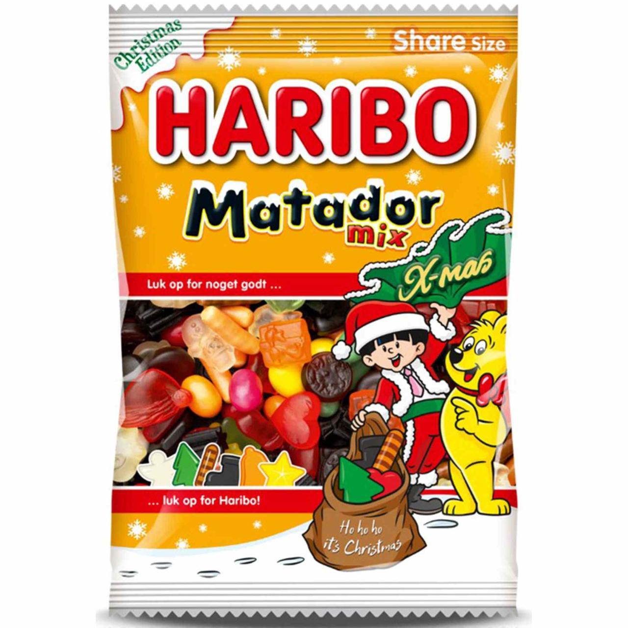 Haribo Matador Mix X-mas 360g DK jul