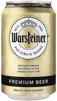 Warsteiner Premium Beer 4,8% - 24x330ml Can
