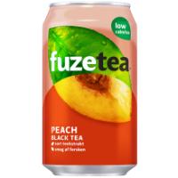 Fuze Tea Peach 24x330ml Can CCEP