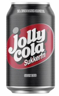 Jolly Cola Sukkerfri 18x330ml Can